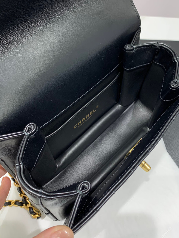 Chanel SS2023 SMALL FLAP BAG WITH TOP HANDLE