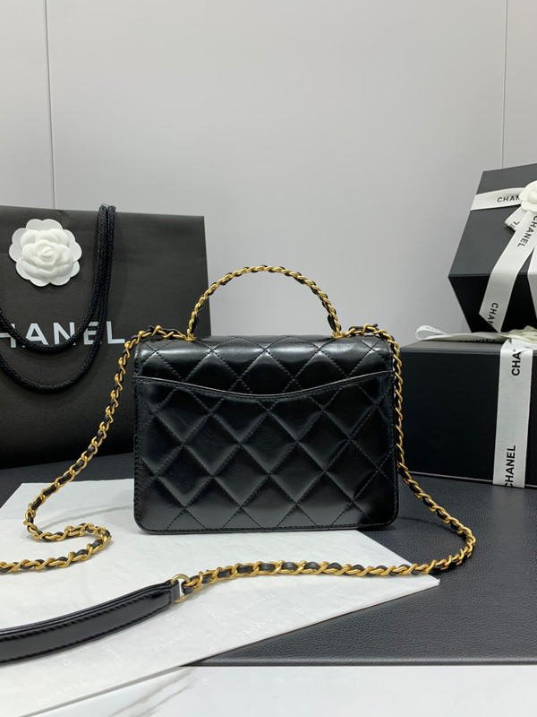 Chanel SS2023 SMALL FLAP BAG WITH TOP HANDLE
