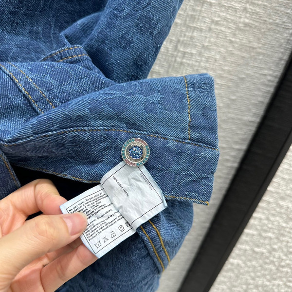 Chanel SS2023 Pre-Collection Denim Jacquard Vest
