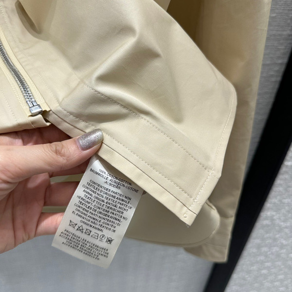Hermes Zipped cotton shirt Beige