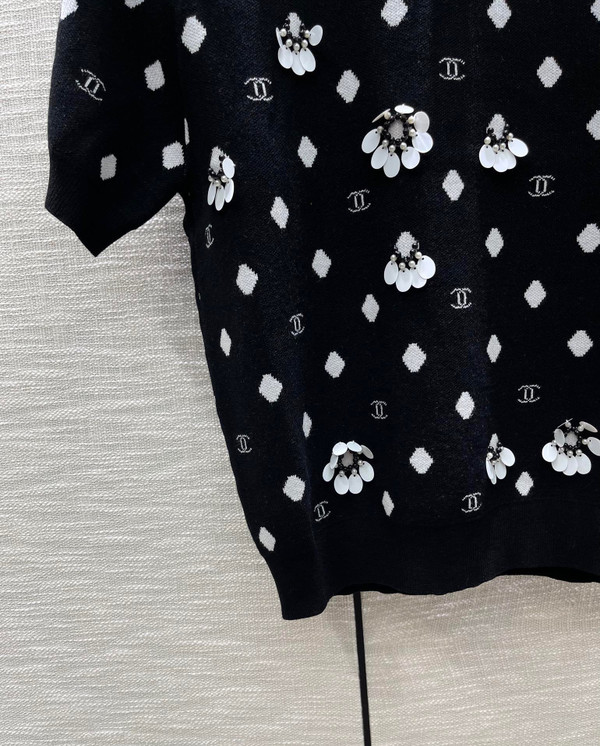 Chanel Embroidered Cashmere Shirt SS2023