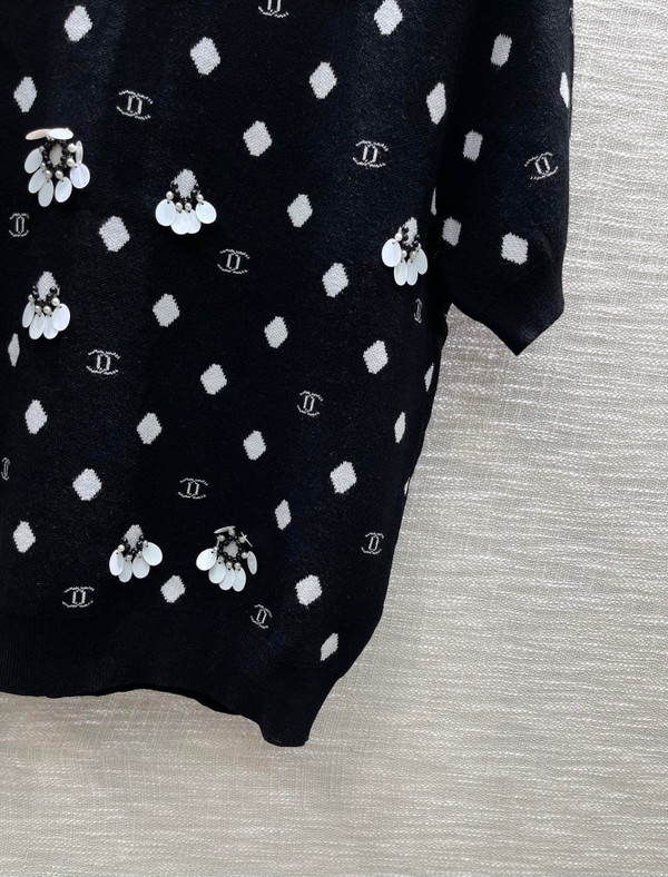 Chanel Embroidered Cashmere Shirt SS2023