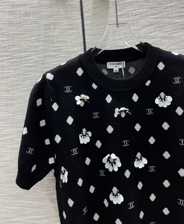 Chanel Embroidered Cashmere Shirt SS2023