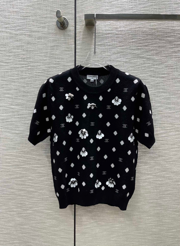 Chanel Embroidered Cashmere Shirt SS2023