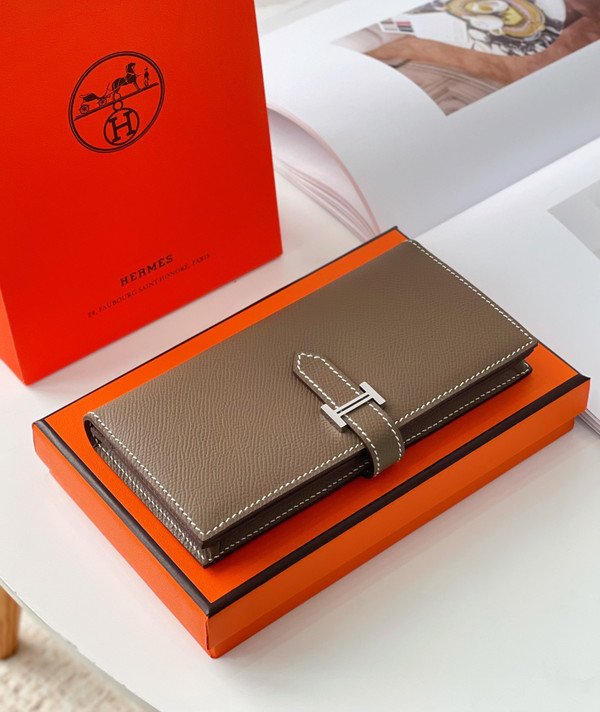 Hermes Bearn wallet Etoupe Epsom