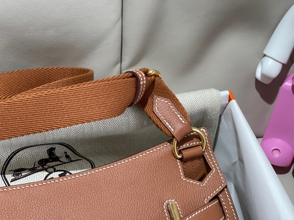 Hermès Jypsiere Mini Gold Evercolor Gold Hardware