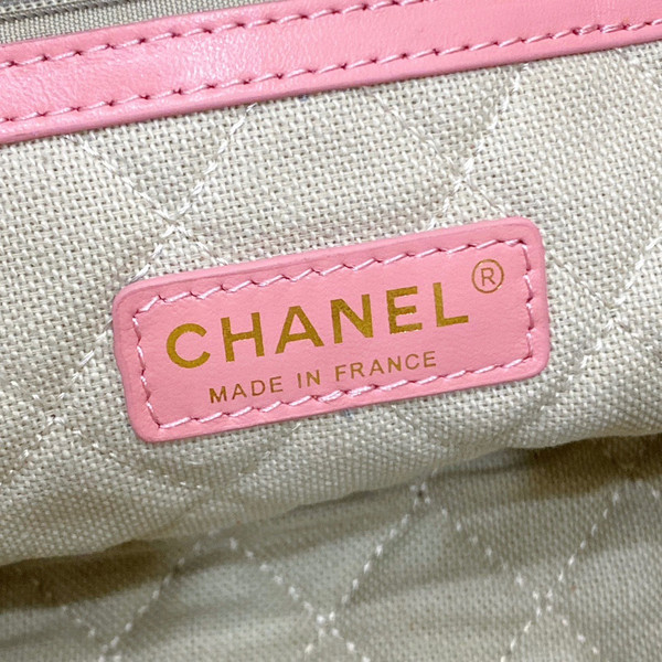 Chanel Small Crochet Tote SS2023 Pink