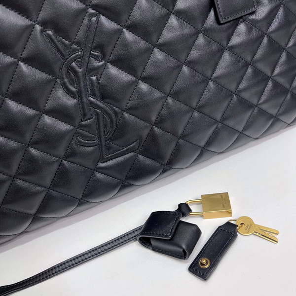 Saint Laurent ES GIANT TRAVEL BAG IN QUILTED LEATHER