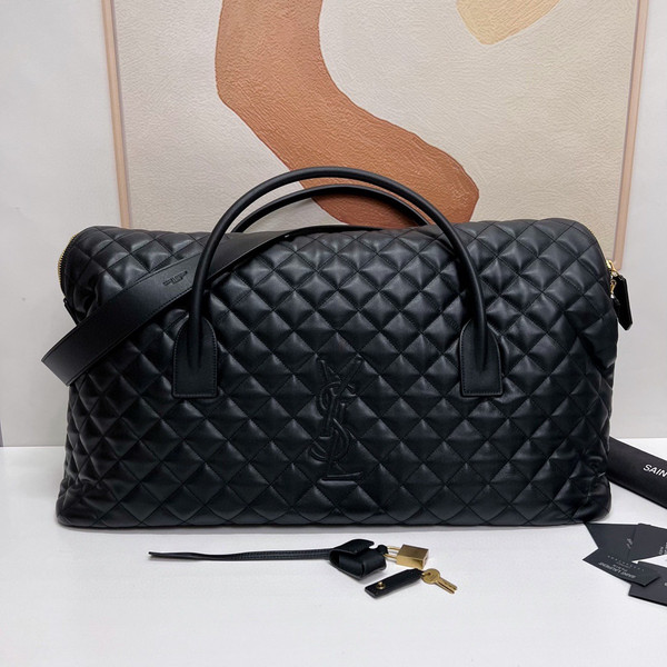 Saint Laurent ES GIANT TRAVEL BAG IN QUILTED LEATHER