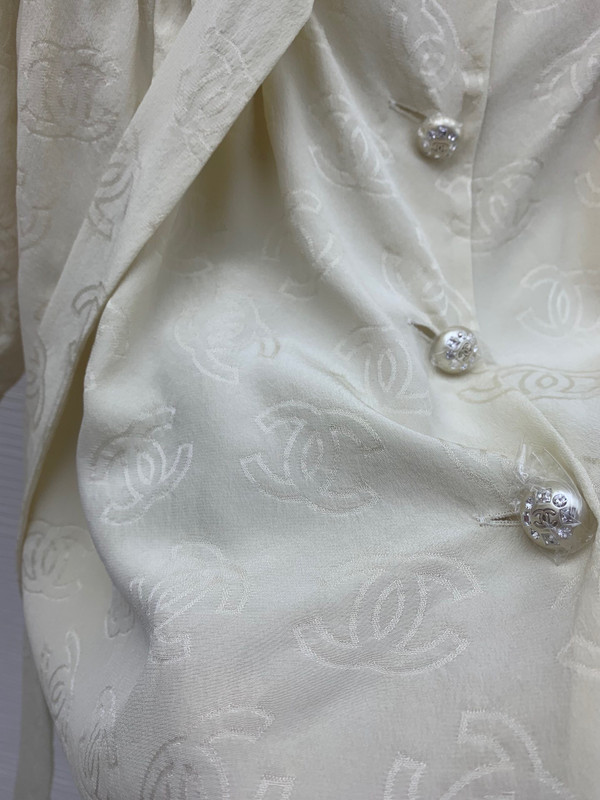 Chanel Silk Crepe Blouse