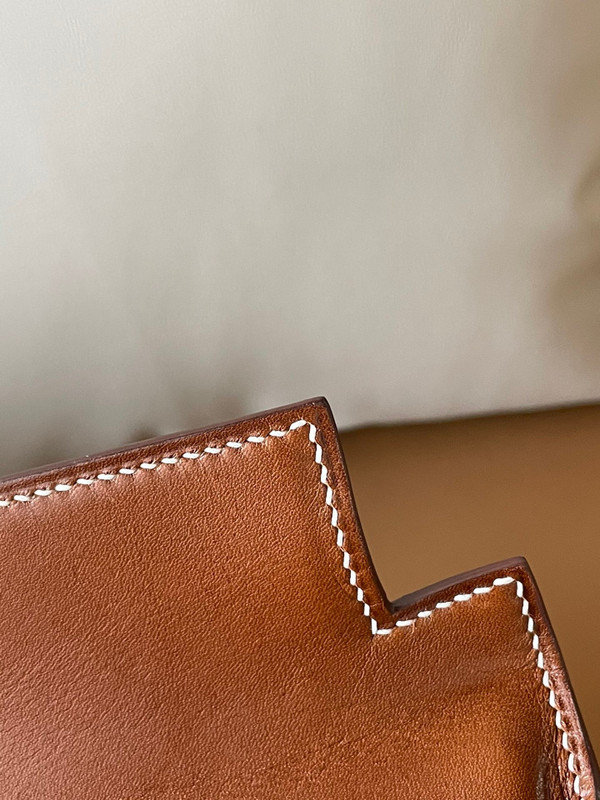 Hermès Kelly Sellier 25 Toile and Barenia  Gold Hardware