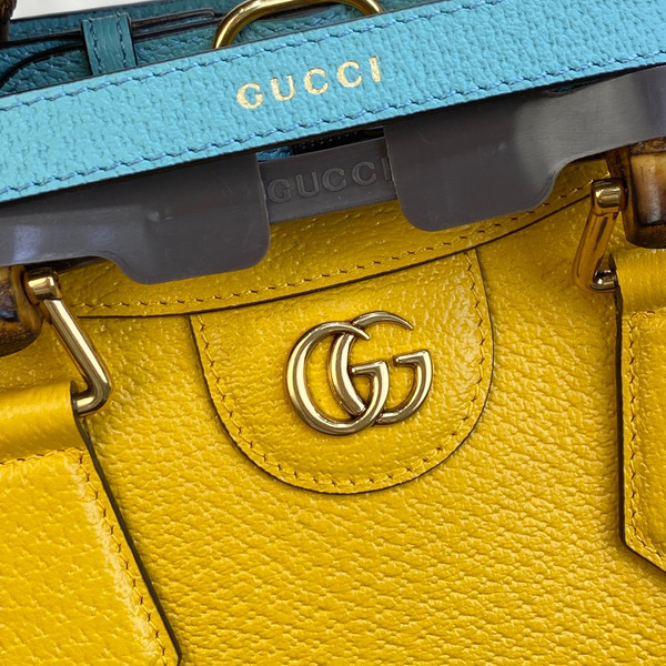 Gucci Diana small tote bag Yellow