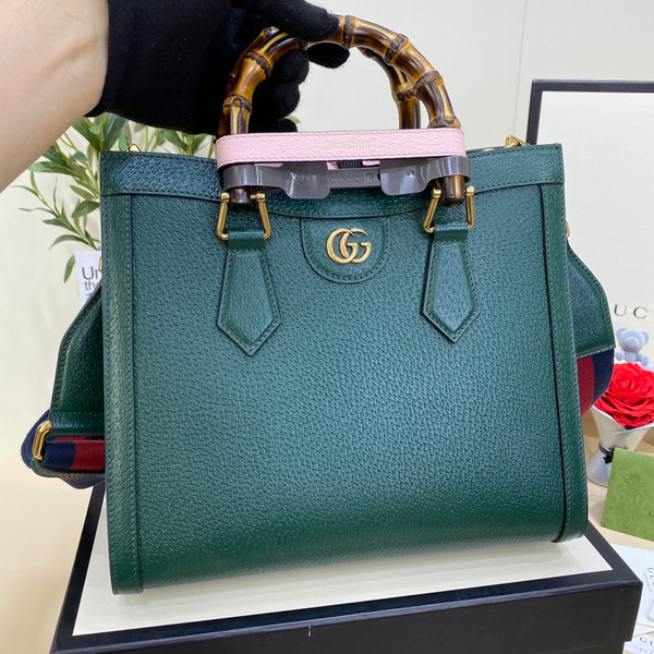 Gucci Diana small tote bag Green