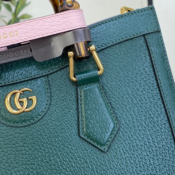 Gucci Diana small tote bag Green