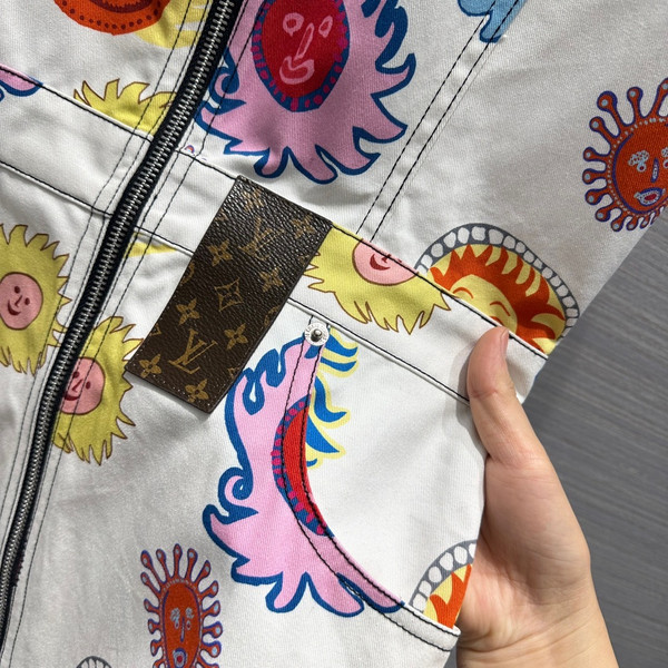 Louis Vuitton  1AB7ON LV x YK Faces Zip-Up Dress