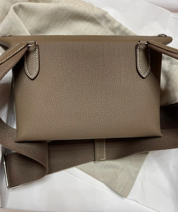 Hermès Vide poche bag Etoupe