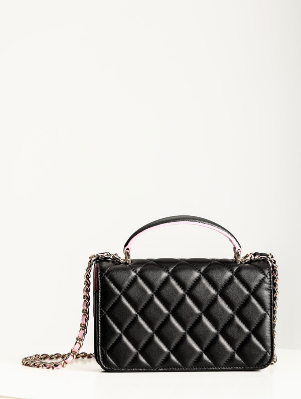 Chanel MINI FLAP BAG WITH TOP HANDLE SS2023