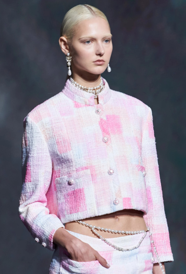 Chanel Painted Cotton Tweed Jacket 2023