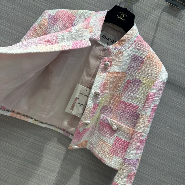 Chanel Painted Cotton Tweed Jacket 2023