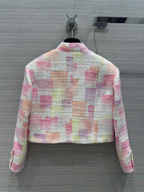 Chanel Painted Cotton Tweed Jacket 2023