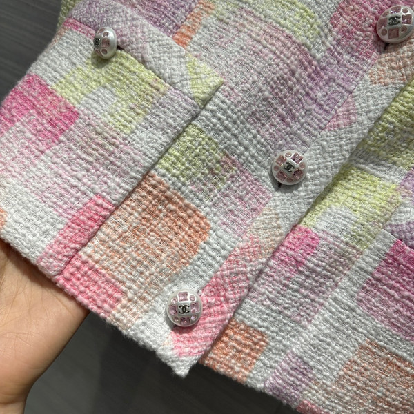 Chanel Painted Cotton Tweed Jacket 2023