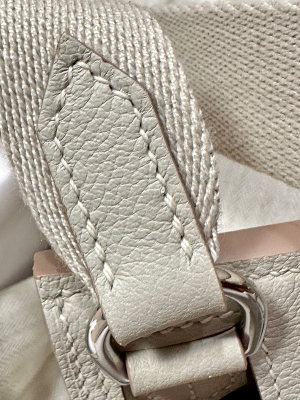 Hermès Jypsiere Mini Beton Swift Palladium Hardware