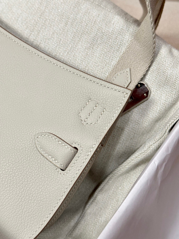 Hermès Jypsiere Mini Beton Swift Palladium Hardware