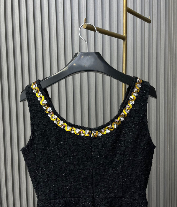 Chanel Spring-Summer 2023 Embroidered Glittered Tweed