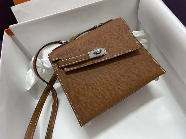 Hermes Kelly Sellier 20 en Desordre Gold with Palladium Hardware