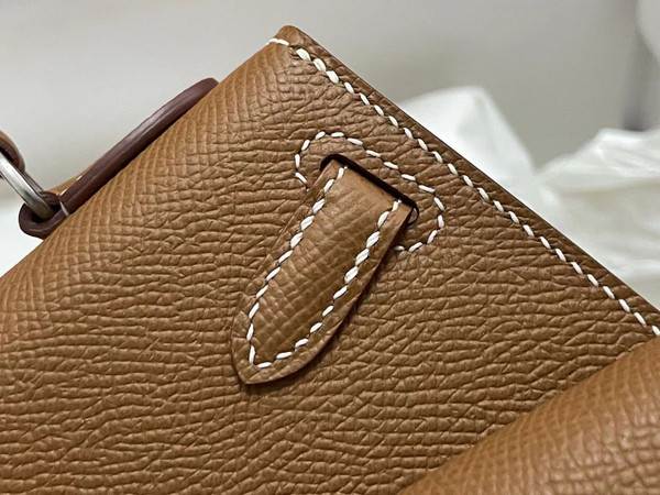 Hermes Kelly Sellier 20 en Desordre Gold with Palladium Hardware