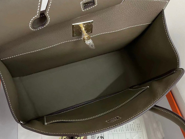 Hermès Birkin 30 Sellier en Désordre Etoupe Togo and Swift Gold  Hardware