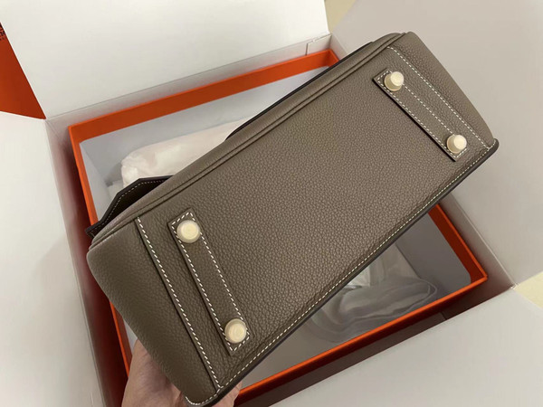 Hermès Birkin 30 Sellier en Désordre Etoupe Togo and Swift Gold  Hardware