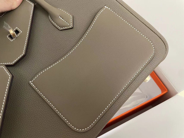 Hermès Birkin 30 Sellier en Désordre Etoupe Togo and Swift Gold  Hardware