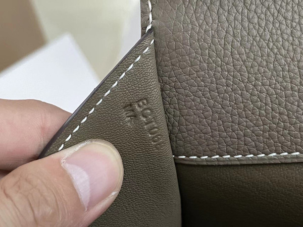 Hermès Birkin 30 Sellier en Désordre Etoupe Togo and Swift Gold  Hardware