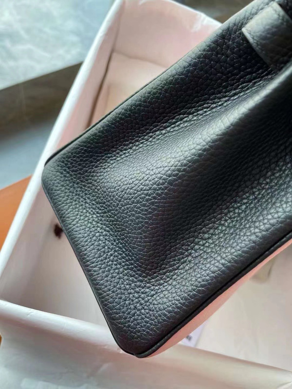 Hermès Sakura  Pink/Black Birkin 30 cm Taurillon  Clemence Leather Gold Hardware