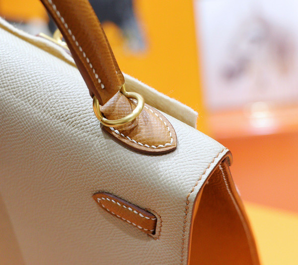 Hermes Trench/Gold Sellier Kelly 25 cm Epsom Gold Hardware