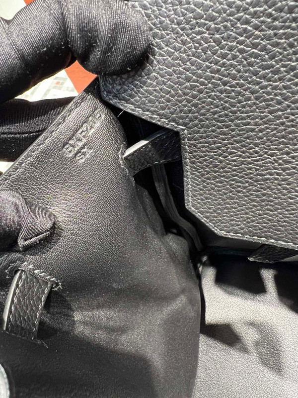 Hermes Black Birkin 40 Togo leather Palladium Hardware
