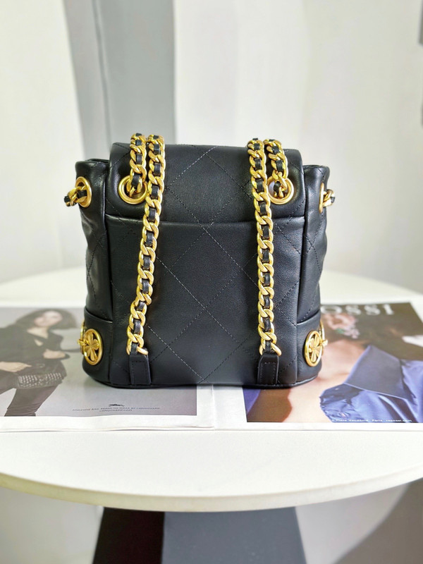 Chanel FW2023 SMALL BACKPACK BLACK