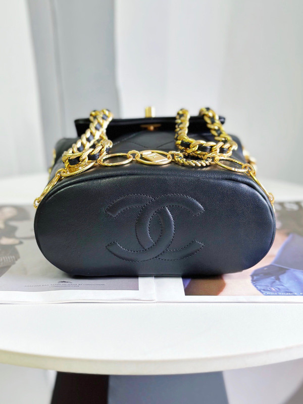 Chanel FW2023 SMALL BACKPACK BLACK