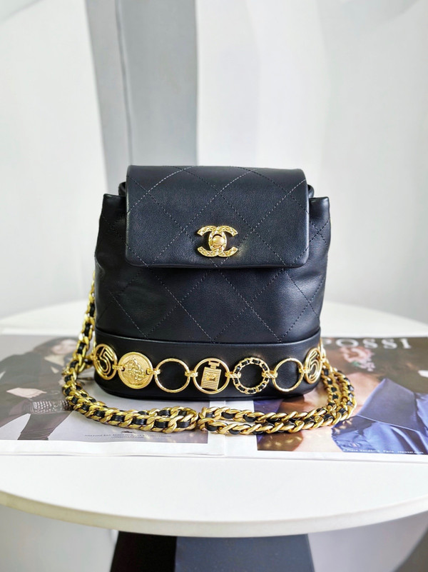 Chanel FW2023 SMALL BACKPACK BLACK