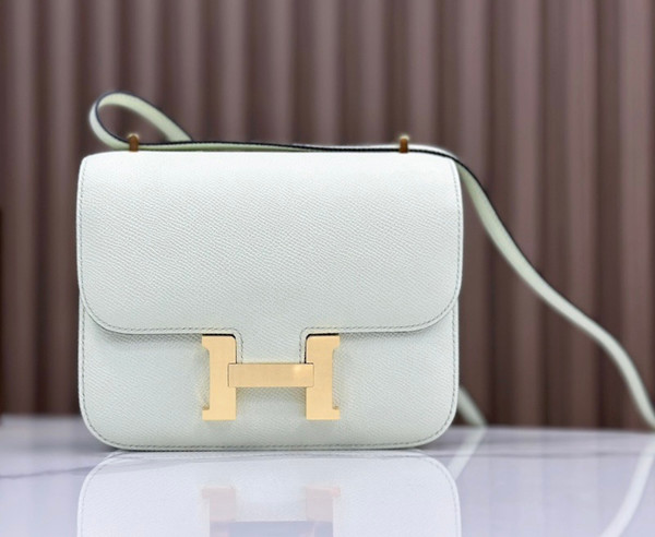 Hermes vert fizz  Constance 19cm Epsom Gold Hardware