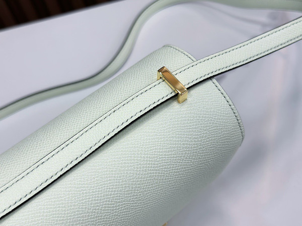 Hermes vert fizz  Constance 19cm Epsom Gold Hardware