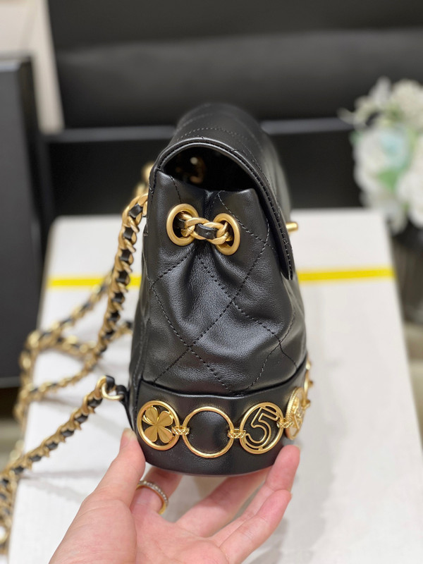 CHANEL SMALL BACKPACK fw2023 with charm