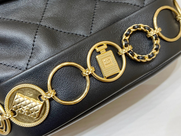 CHANEL SMALL BACKPACK fw2023 with charm