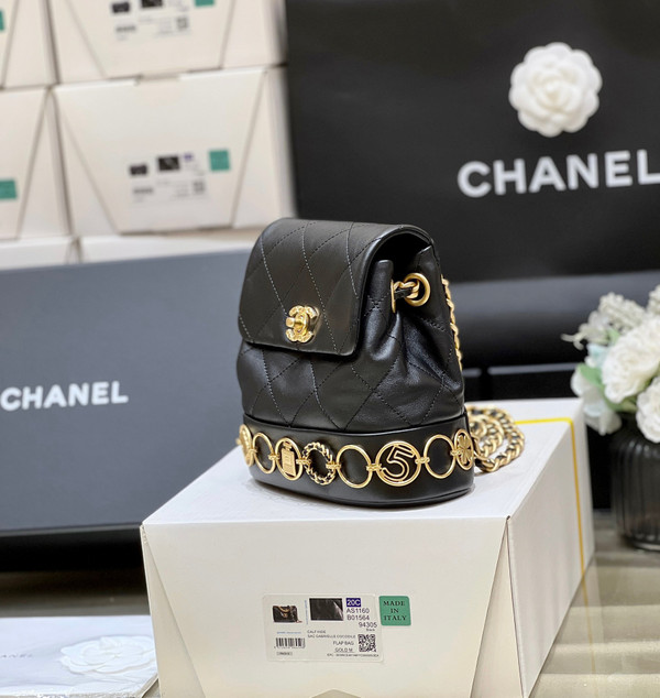 CHANEL SMALL BACKPACK fw2023 with charm