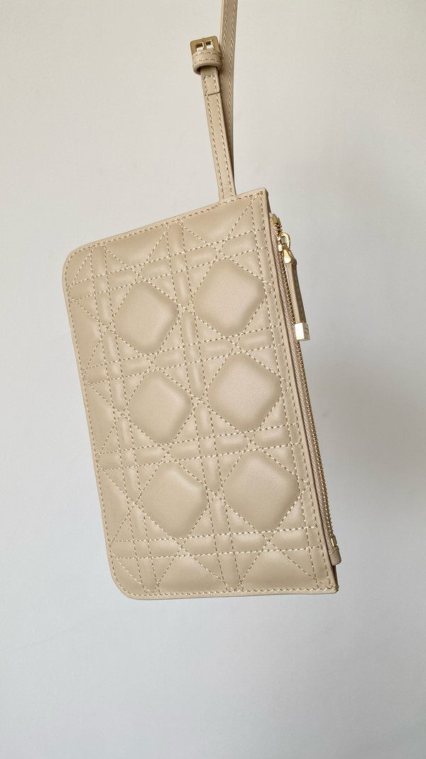 Christian Dior medium DIOR TOUJOURS BAG Beige Macrocannage Calfskin