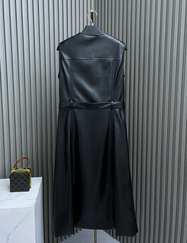 CHANEL Calfskin  DRESS & BELT
