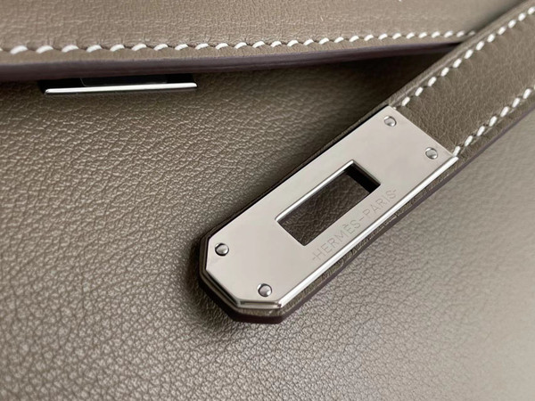 Hermes Kelly 31cm Cut Pochette Swift PHW