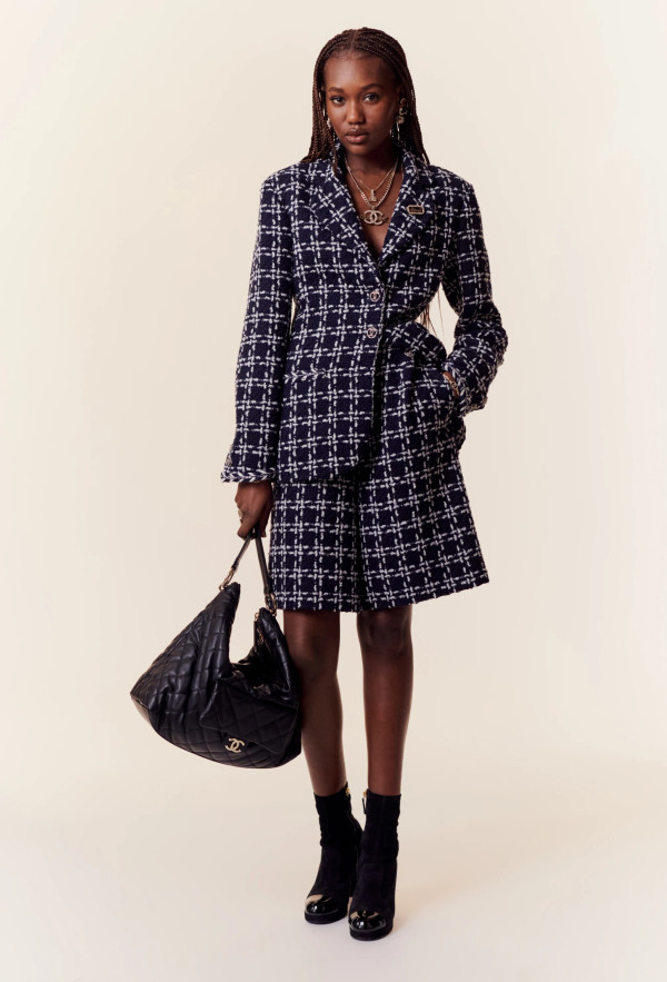 CHANEL Wool & Silk Tweed JACKET