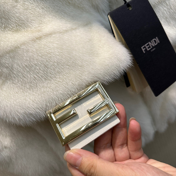 Fendi  White mink gilet